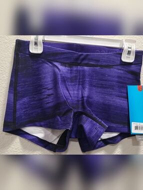 New Balance Purple Athletic Spandex Women's Shorts XS